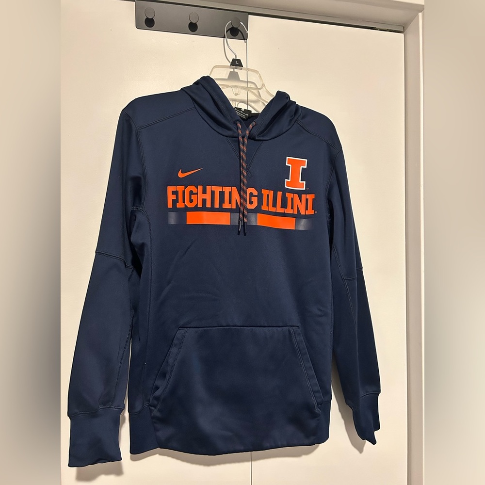 Illinois Fighting Illini Nike Men’s Hooded Sweatshirt Size Small Hoodie